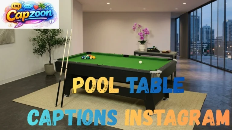 Pool Table Captions Instagram