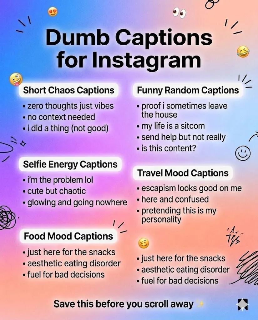 Dumb Captions for Instagram