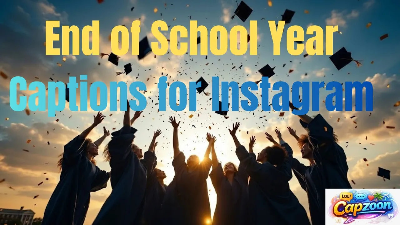End of School Year Captions for Instagram