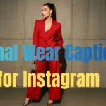 Formal Wear Captions for Instagram