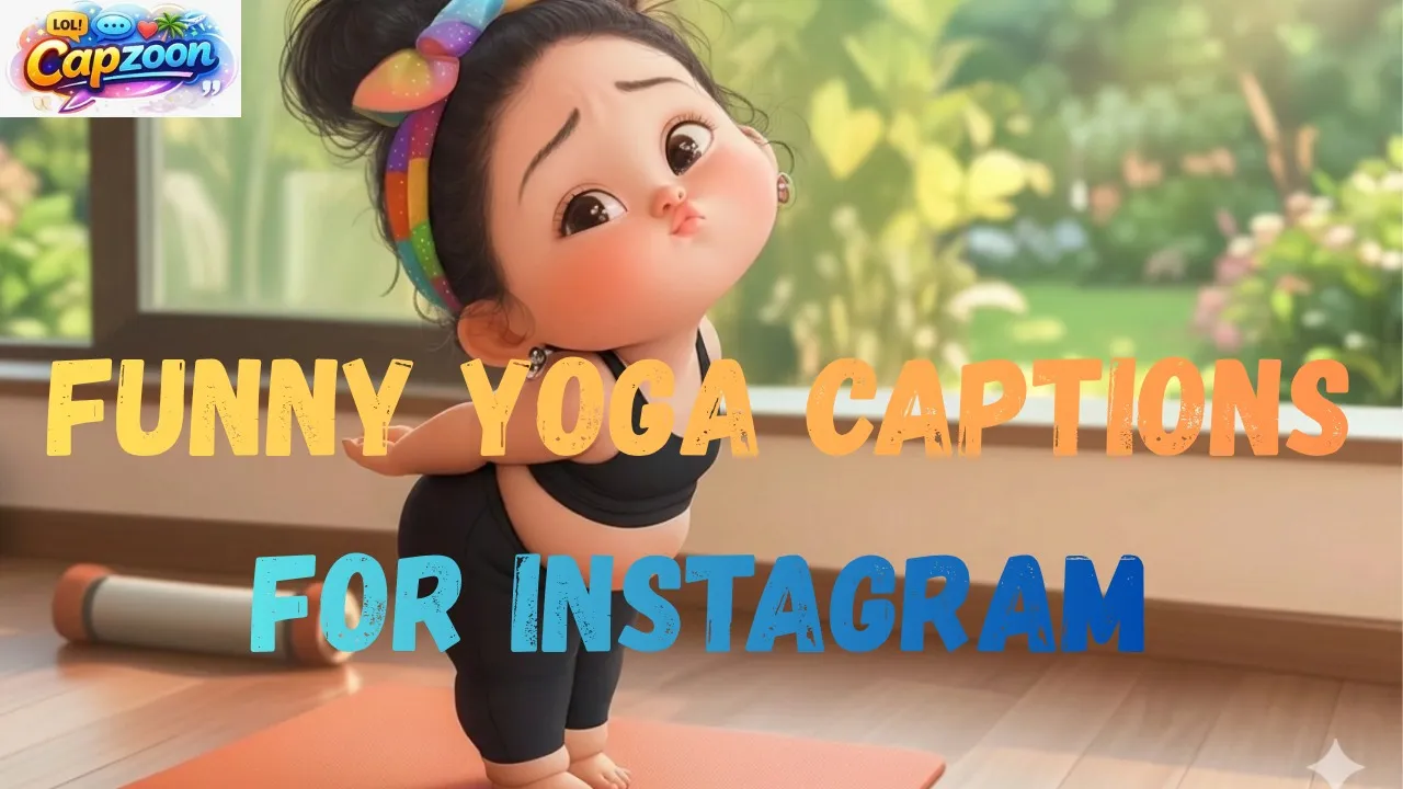 Funny Yoga Captions for Instagram
