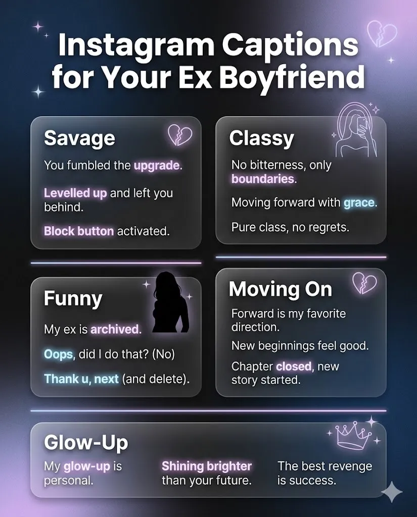 Instagram Captions for Your Ex-Boyfriend