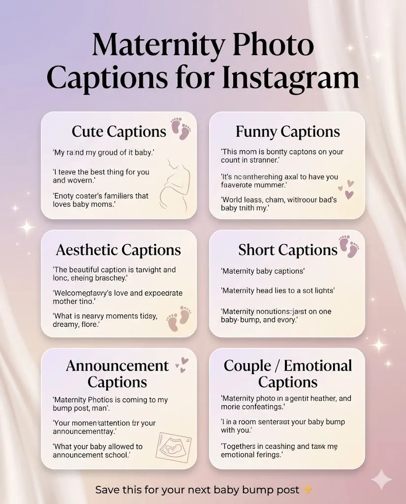 Maternity Photo Captions for Instagram