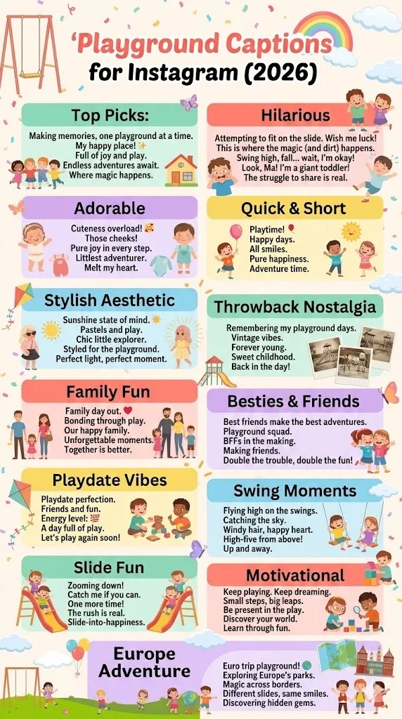 Playground Captions for Instagram