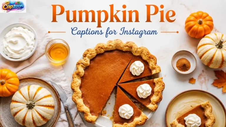 Pumpkin Pie Captions for Instagram