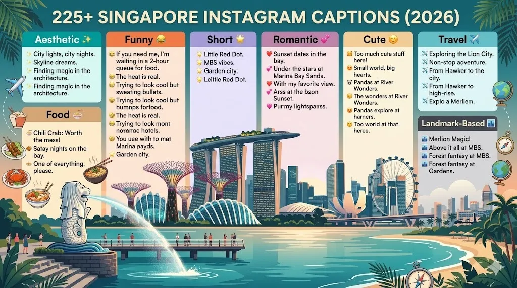 Singapore Captions for Instagram