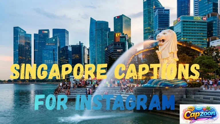 Singapore Captions for Instagram