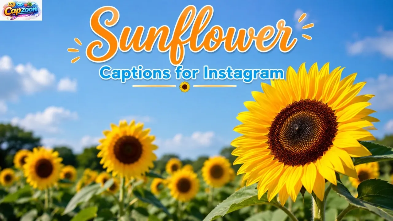Sunflower Captions for Instagram