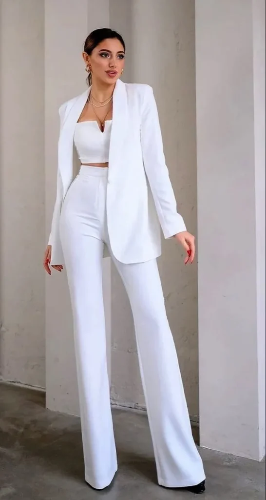 White Outfit Instagram Captions