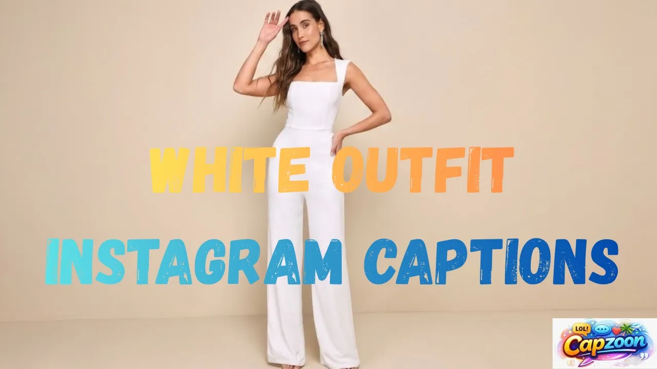 White Outfit Instagram Captions