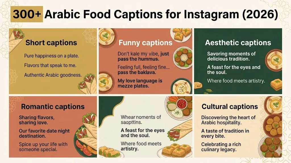 Arabic Food Captions for Instagram