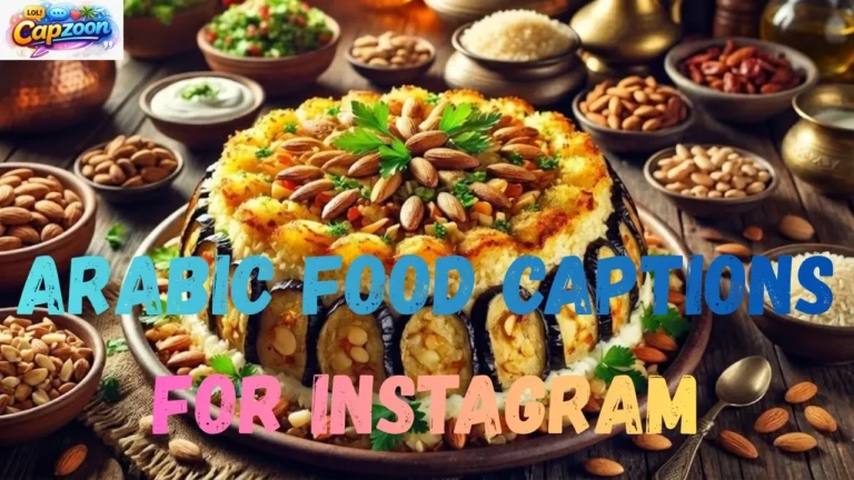 Arabic Food Captions for Instagram