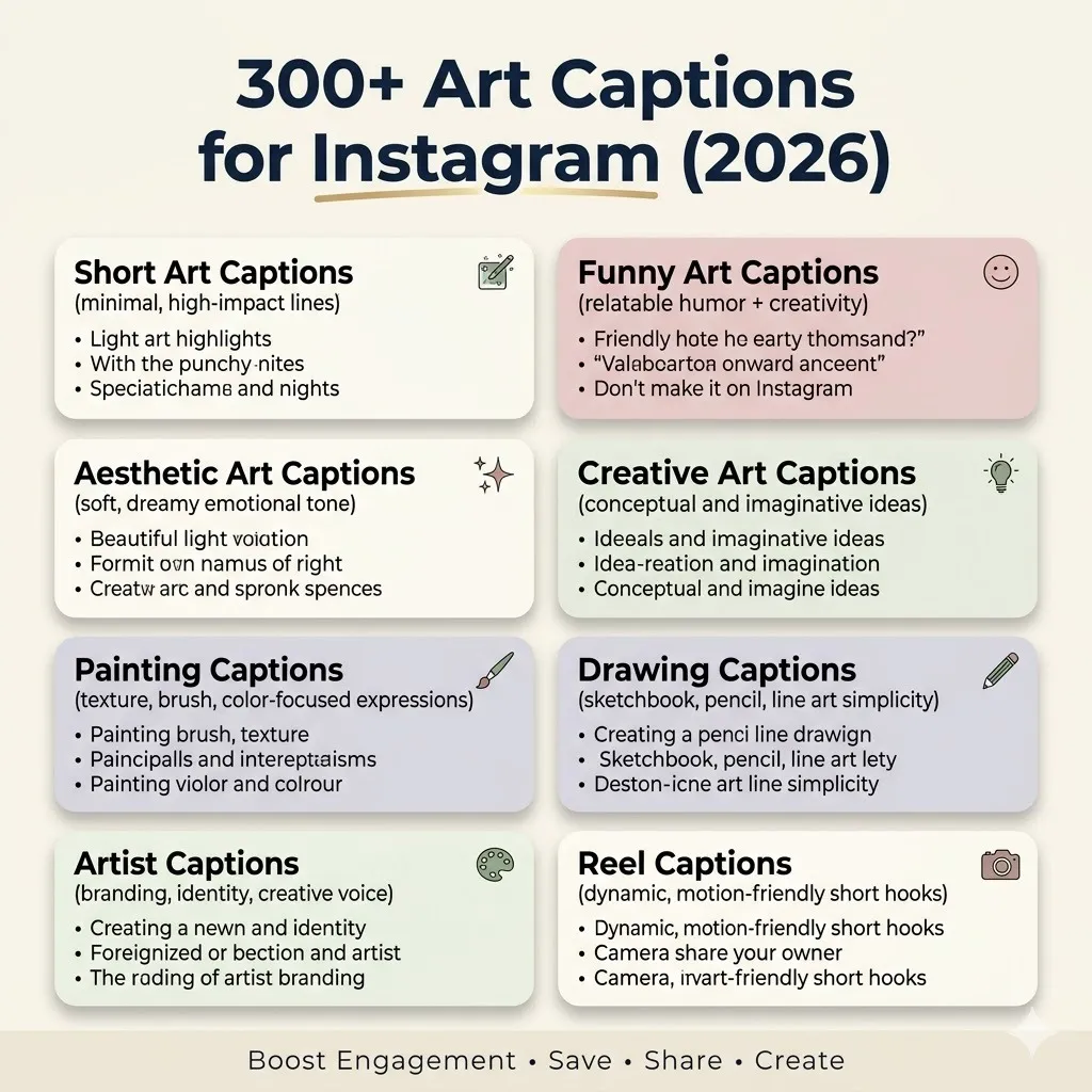 Art Captions for Instagram