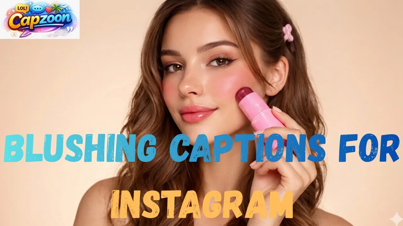 Blushing Captions for Instagram