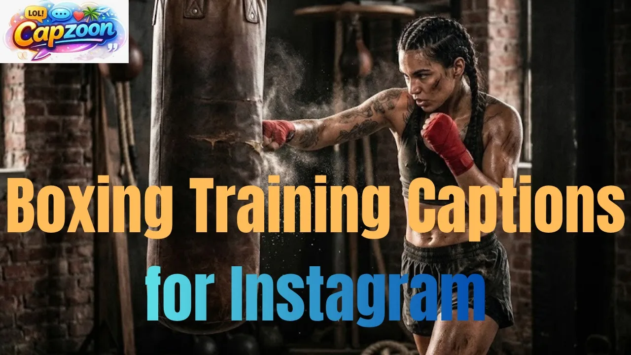 Boxing Training Captions for Instagram