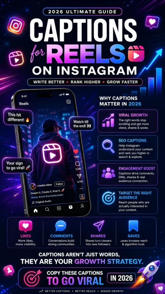 Captions for Reels on Instagram