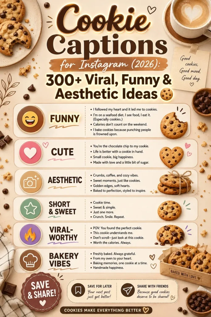 Cookie Captions for Instagram