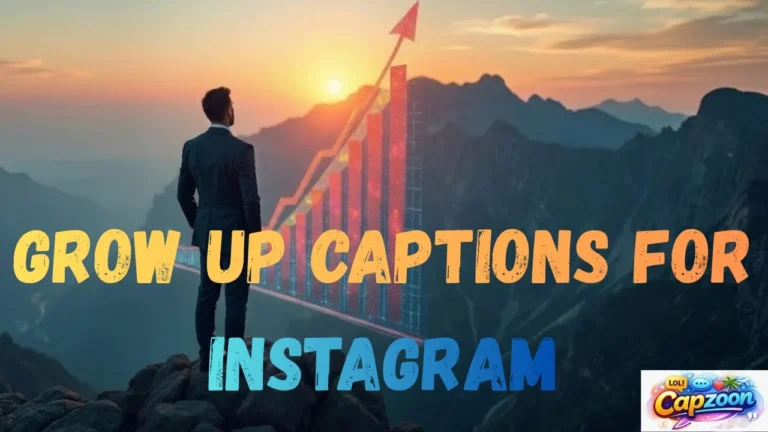 Grow Up Captions for Instagram
