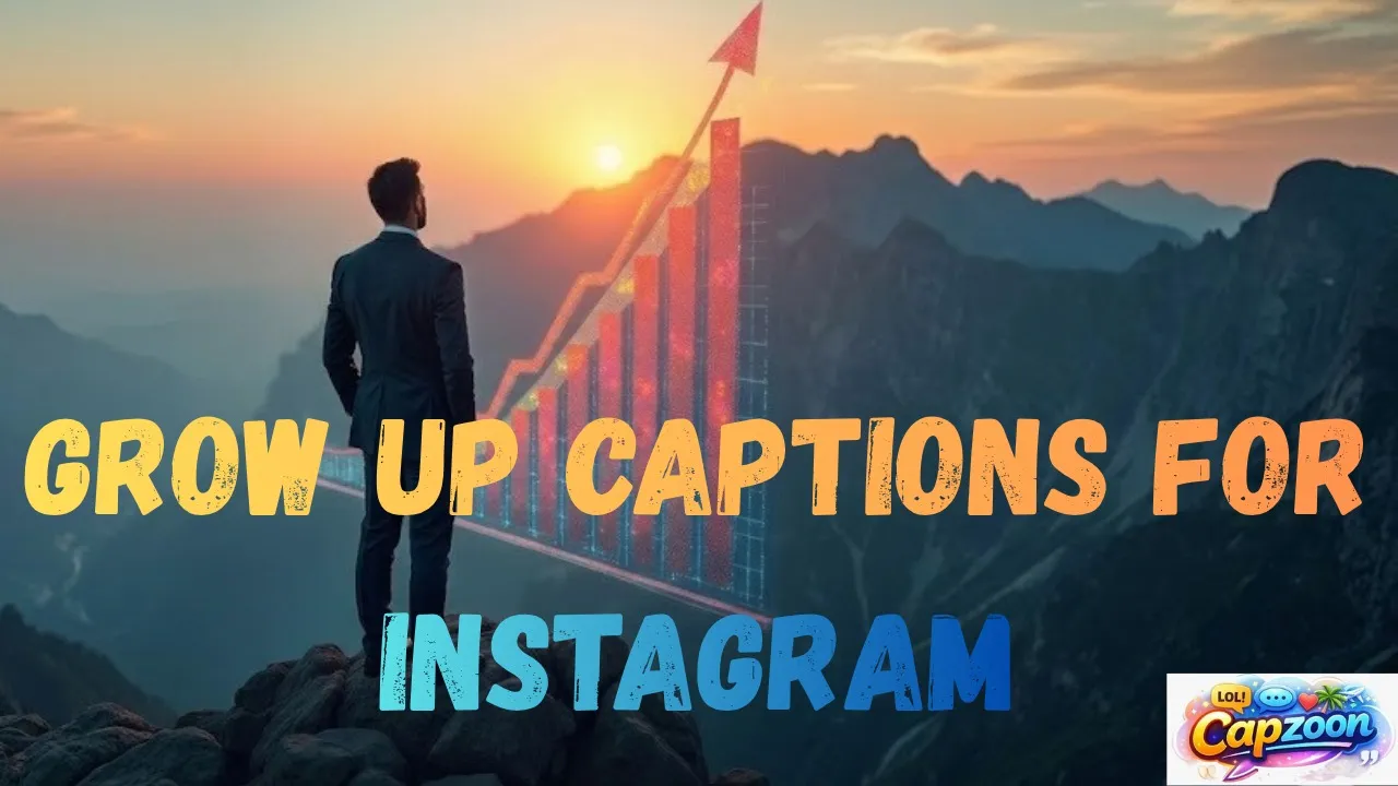 Grow Up Captions for Instagram