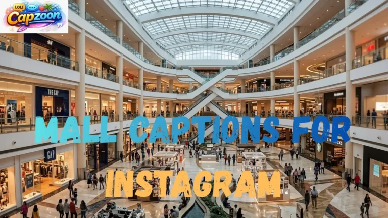 Mall Captions for Instagram