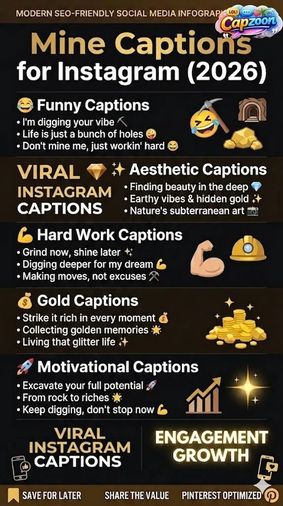 Mine Captions for Instagram