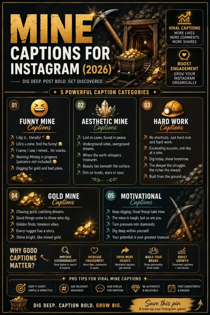 Mine Captions for Instagram