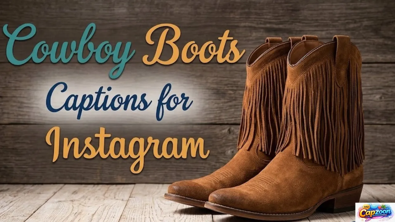 Cowboy Boots Captions for Instagram