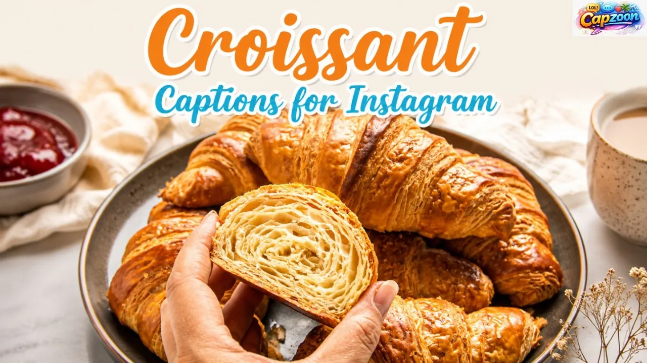Croissant Captions for Instagram