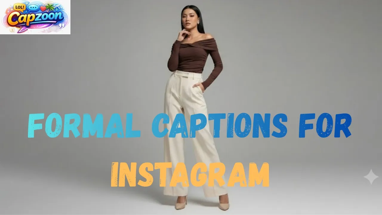 Formal Captions for Instagram