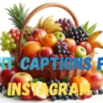 Fruit Captions for Instagram