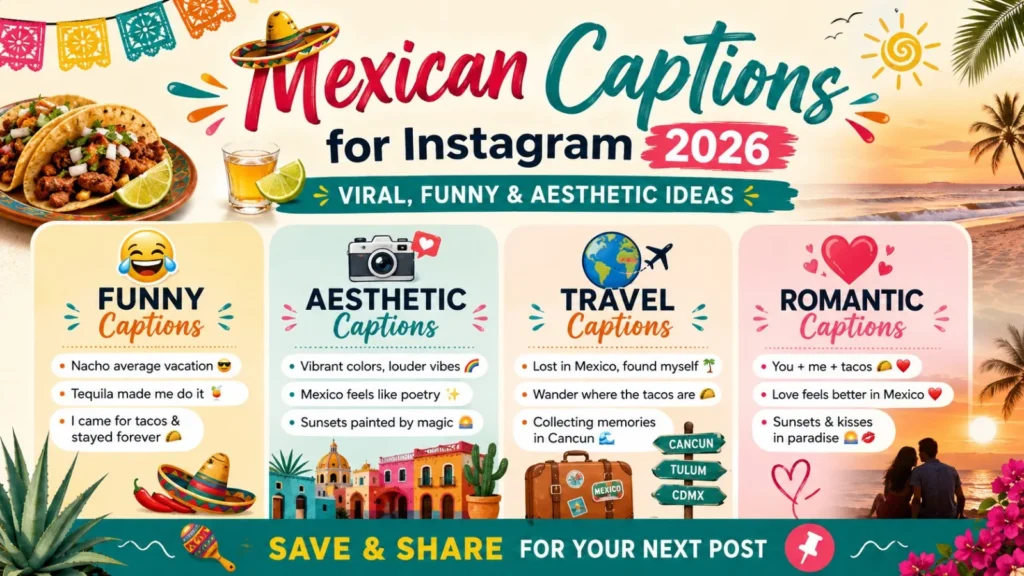 Mexican Captions for Instagram