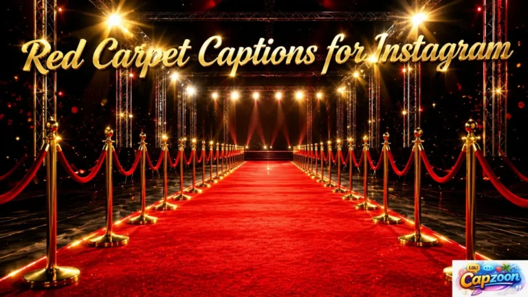 Red Carpet Captions for Instagram