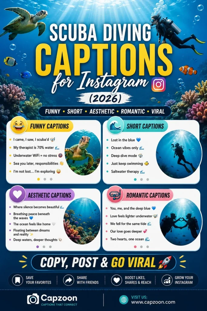 Scuba Diving Captions for Instagram