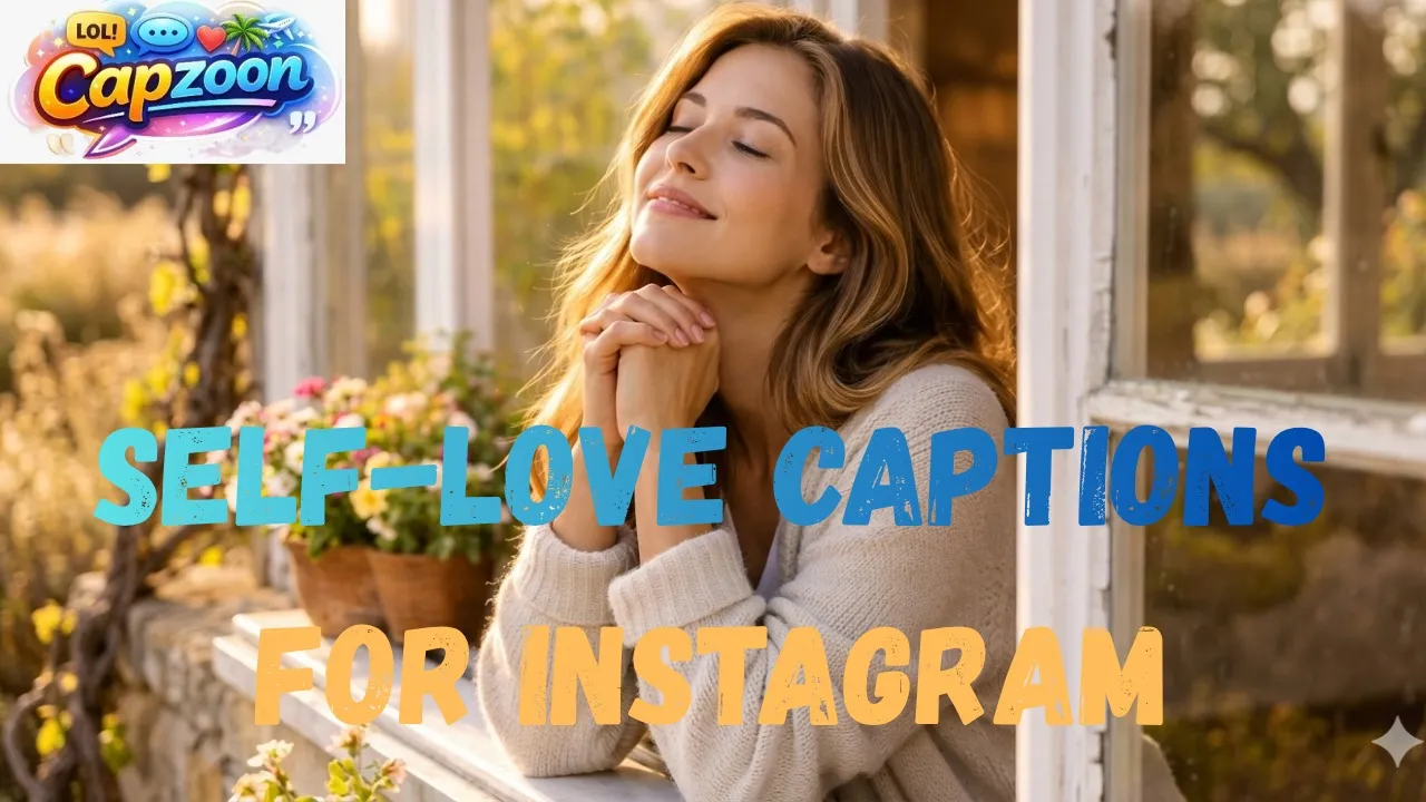 Self-Love Captions for Instagram