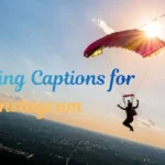 Skydiving Captions for Instagram