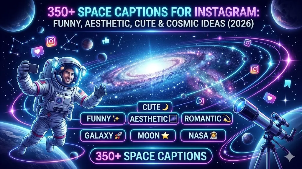 Space Captions for Instagram