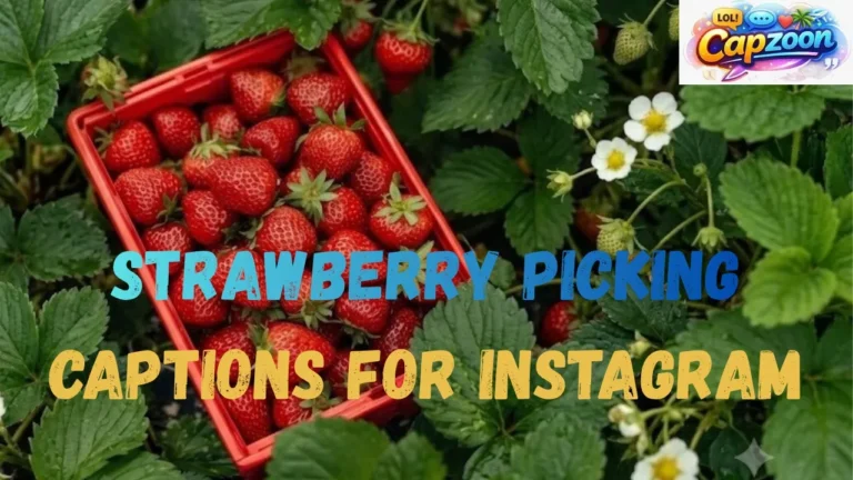 Strawberry Picking Captions for Instagram