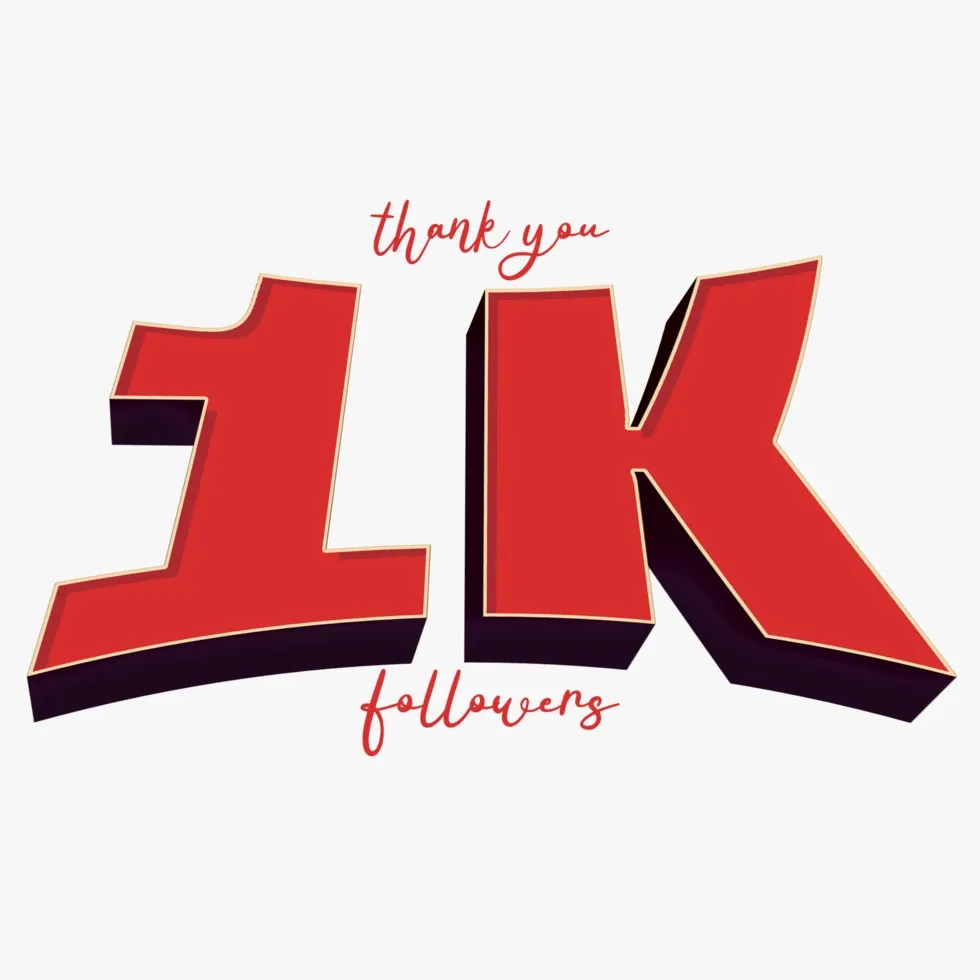Thank You for 1K Followers Instagram Captions