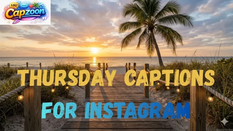 Thursday Captions for Instagram