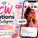 WCW Captions for Instagram