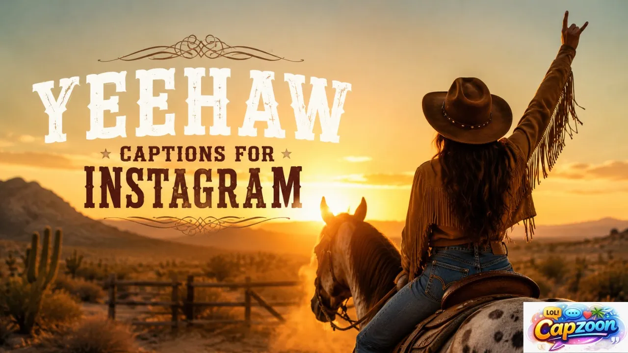 Yeehaw Captions for Instagram