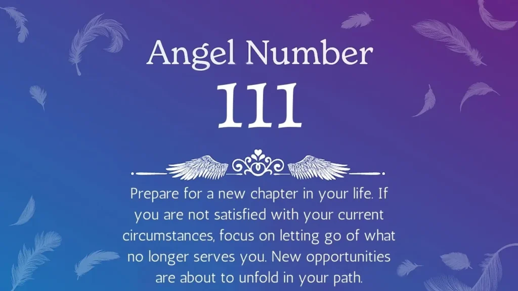 111 Angel Number Meaning