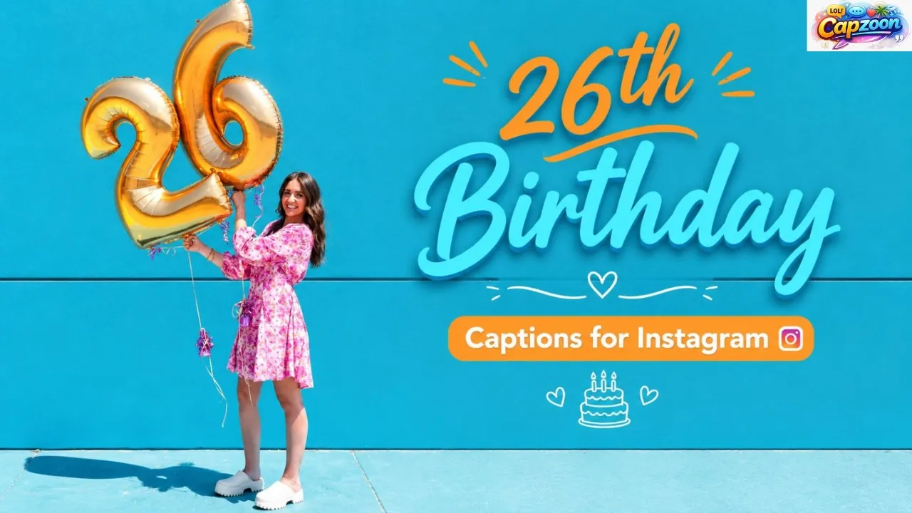 26th Birthday Captions for Instagram