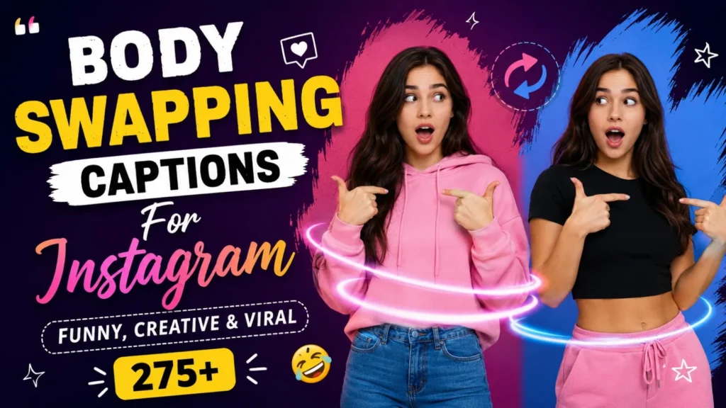 Body Swapping Captions for Instagram