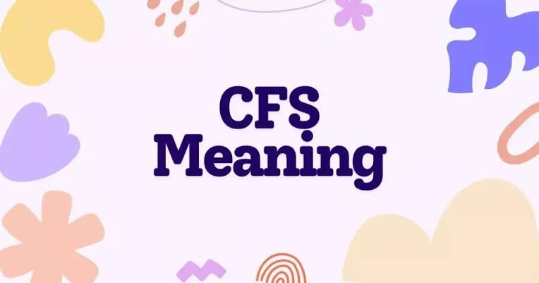 CFS Meaning Slang