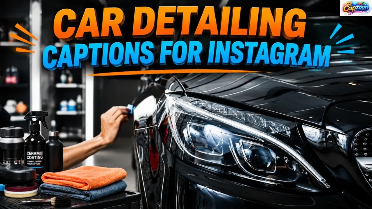 Car Detailing Captions for Instagram