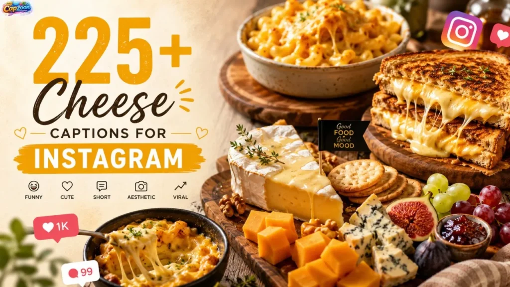 Cheese Captions for Instagram