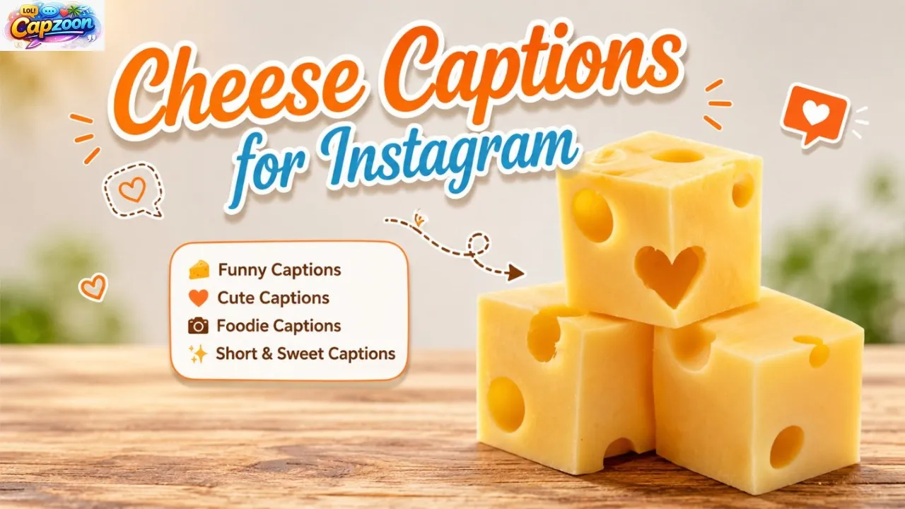 Cheese Captions for Instagram