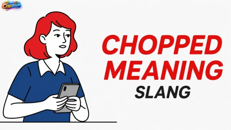 Chopped Meaning Slang