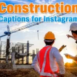 Construction Captions for Instagram